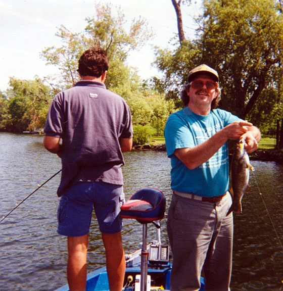 Fred and Gary with smallmouth