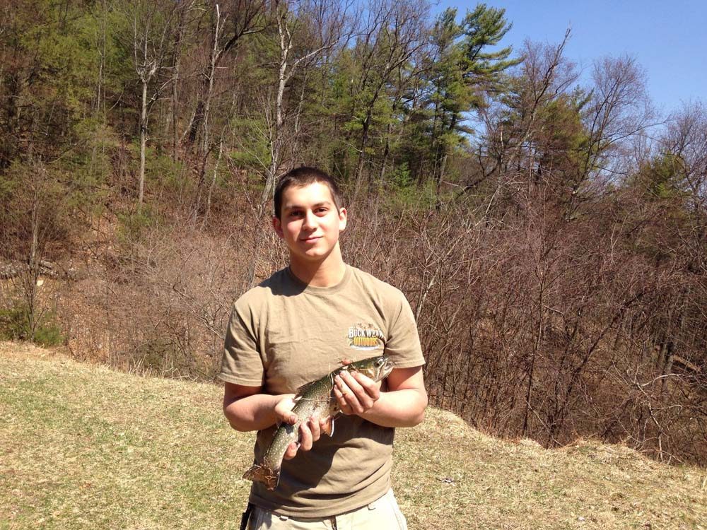 18" brook trout from Marsh Creek