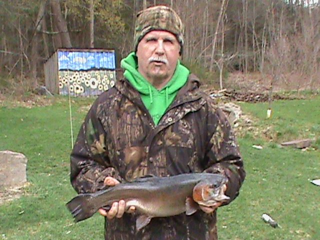 21" rainbow at Poe Valley Lake on a single-tooth gold