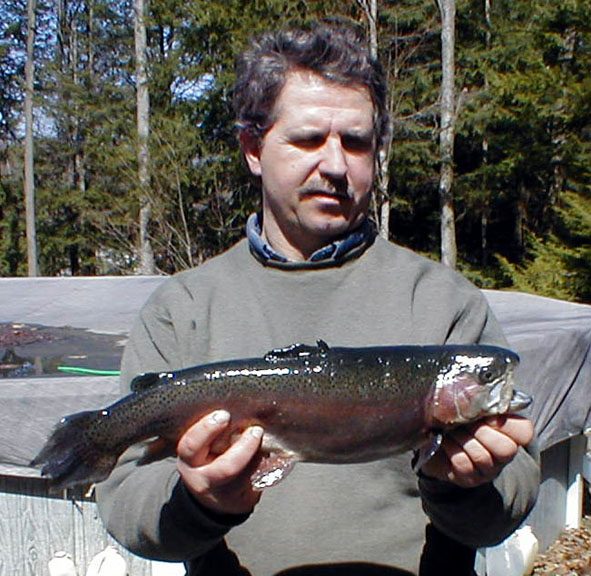 Fred with a nice rainbow