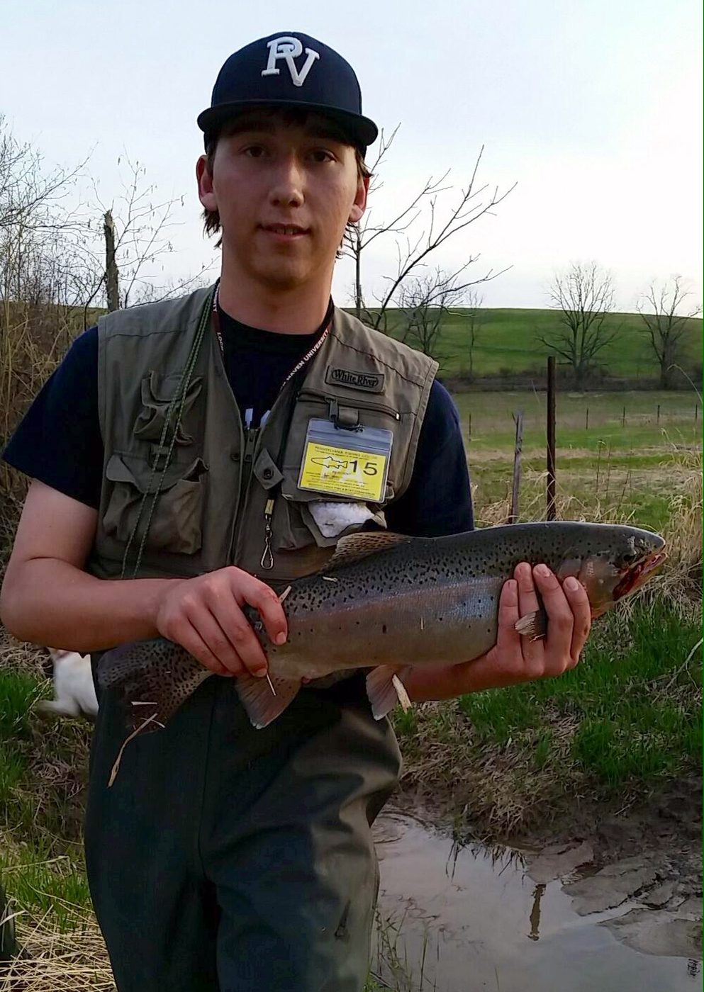 Logan's 23-incher from Penns Creek on a plain gold